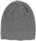 Caspar MU157 gefütterte Feinstrick Beanie Mütze mit stylischem Flecht Muster, Farbe:dunkelgrau, Größe:One Size