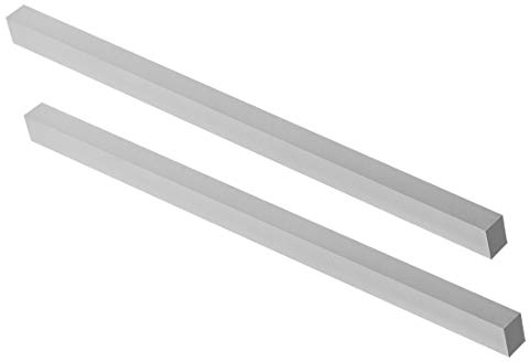 sourcing map 2 pcs taladro de metal Cuadrada de Herramienta HSS Barra molinillo perforador taladro de metaldor Torno de Giro de 10mmx10mmx200mm