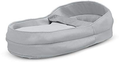 Quinny Hubb Zubehör: From Birth Cocoon, kuschelige Soft-Babywanne für Ihr Neugeborenes, passend für die Kinderwagen Hubb Mono/Duo oder VNC, inkl. Adapter, nutzbar ab Geburt bis ca. 6 Monate, Grey