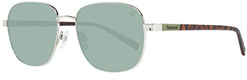Timberland TB9165 5732R Sonnenbrille TB9165 32R Oval Sonnenbrille 57, Silber