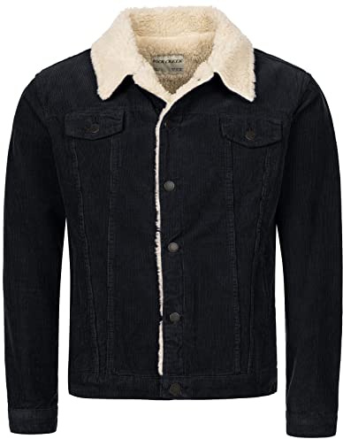 Rock Creek Herren Cordjacke Winterjacke Teddyfutter H-211