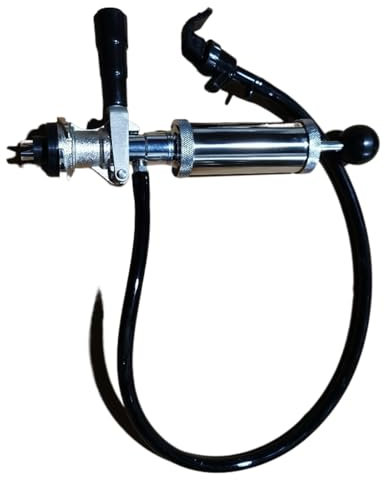 Robinet fileté pour fûts de bière de 10,2 cm/20,3 cm - Distributeur de bière - Pompes de fête - Accessoire en laiton pour usage domestique et festivals de bière