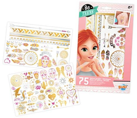 Buki France TA002-75 Tatuajes Lavables metálicos