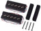 Alnicov Bass Pickups Double Layer Soapbar Humbucker Pickup Set für 5-saitige Bassgitarrenteile