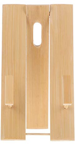 VOSAREA Wooden Bamboo Japanese Folding Fan Holder Stand Fan Storage Rack