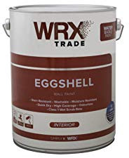 WRX Trade Eggshell Interior Wall Paint (2.5L) / Bathrooms, Kitchens and High Traffic Areas - Brilliant White