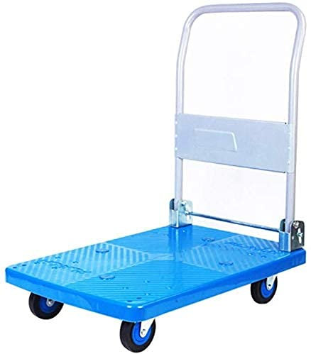 MTYLX Multifunktionaler Aufbewahrungswagen,Wagons Trolley Faltbares Rad Faltbarer Rollender Kletterwagen All Terrain Outdoor Load 150Kg Hand Trucks Storage Utility Trolley,B