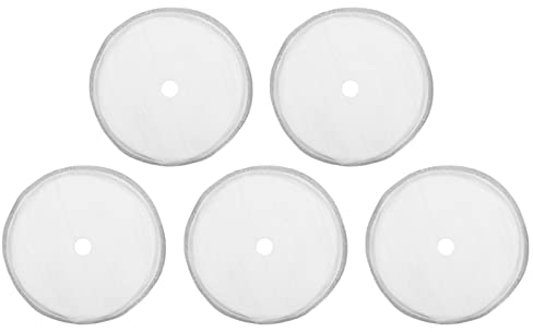 French Press Filter Mesh, 5Pcs 80 Mesh Stainless Steel French Press Filter Replacement 6.5 cm, Reusable Cafetiere Filter Mesh for 350ml French Press Coffee Maker
