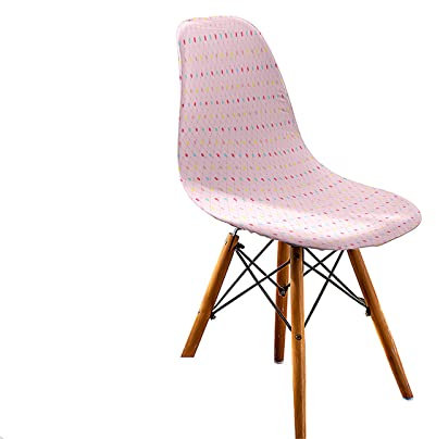 Chickwin Stuhlhussen Schalenstuhl 1 2 4 6er Set, Polka Dot Drucken Strech Stuhlbezug Elastisch Universal Esszimmerstühle Bezug Stuhlüberwürfe für Skandinavische Stühle (2 Stück,Bunt)