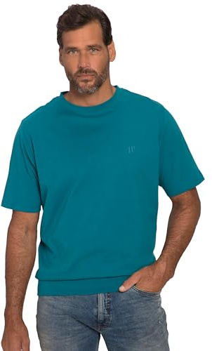JP 1880 Herren T-Shirt Bauchfit T-Shirt Ozeanblau XXL
