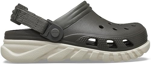 Crocs Unisex-Adult Duet Max Ii Clog, Dusty Olive/Stucco, 9 UK Men/ 10 UK Women (M10W12)