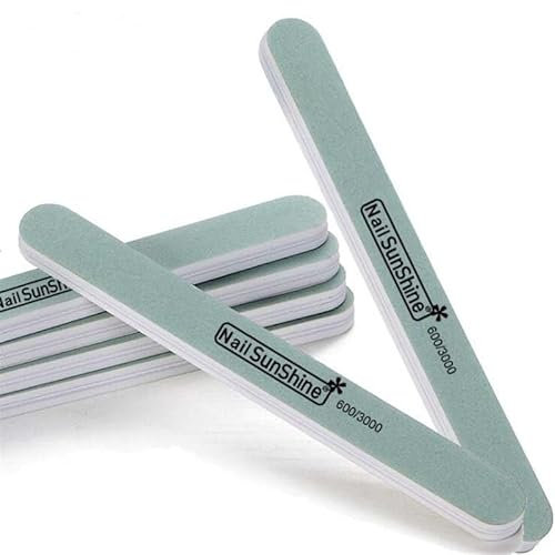 5/10 Pcs Pro Nail Files Buffer 600/3000 Grits Nail Art Sanding Buffing Manicure Pedicure Tools Set Polish Buffer Sponge Board-10pcs