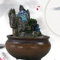 HarBin-Star Zimmerbrunnen Tischbrunnen, Tischbrunnen Springbrunnen Brunnen Polyresin Springbrunnen LED-Beleuchtung Mehrfarbig für Gelegenheiten Schlafzimmer Wohnzimmer Studie