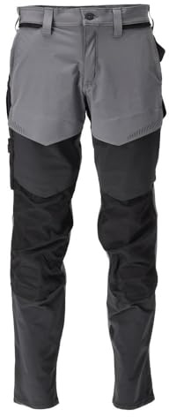 MASCOT Hose mit Knietaschen Anthrazitgrau/Schwarz Customized - 22379-311-8909 - Größe 82C48
