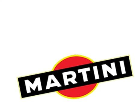 AeRko Adesivo per auto Styling Regolazione Martini Vinile Adesivo per auto Moto Racing PVC impermeabile (Dimensioni: 25 cm)