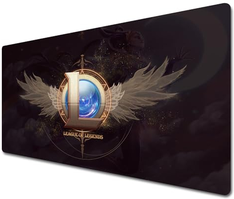 GeRRiT League of Legends Tapis de souris | Tapis de souris de jeu | Tapis de souris XXL | Grand tapis de souris 900 x 400 | Imperméable et antidérapant, Gerrit-1912