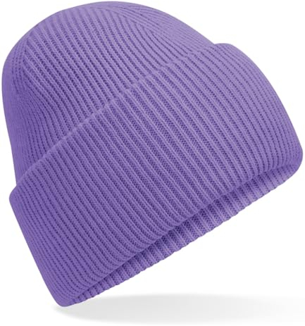 Hatstar Warme Damen Beanie Mütze | Herren Wintermütze | Strickmütze | Für Damen und Herren (Violet)