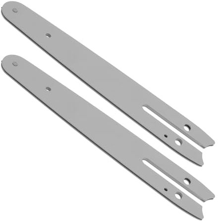 YINETTECH 2PCS Manganese Steel Electric Chainsaw Guide Plate Guide Bar for 6 Inch Mini Handload Chainsaw Woodworking Trimming Garden Chain Saw