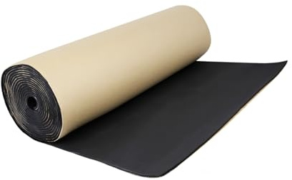 A ABSOPRO Haute densité Tapis Isolation Phonique Thermique Voiture 5mm Isolant Capot Moteur Sol 103x100cm Remplacement d'article