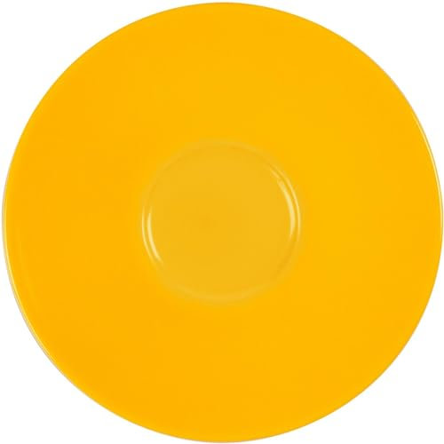 Eschenbach Porzellan Untertasse 18 cm in sonnengelb
