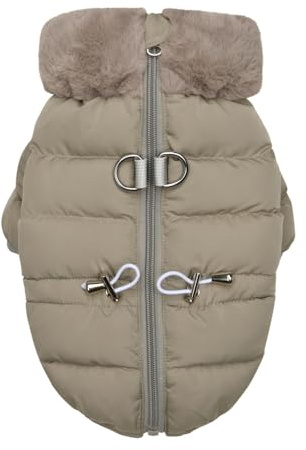 Marshmallow Quilted Jumper Hundemantel Khaki M