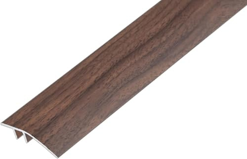 Wide Threshold Trim 1.7 x 35 - Metal Transition Strip for Carpet to LVT/Vinyl/Tiles/Wood/Laminate Flooring - Perfect Angle Door Flooring Solution by Hazy Time