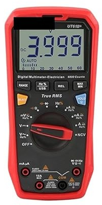 UT61B+ UT61D+ UT61E+ Smart Professional Digital Multimeter True RMS 1000V Voltmeter Ammeter Ohm Capacitance Tester(UT61B Plus)
