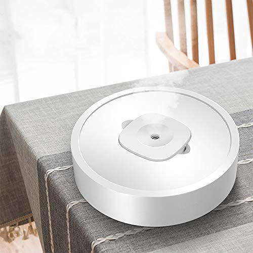 4 In 1 Movable Air Purifier And Humidifier With Ultraviolet Cleaner And Diffuser, Detachable Water Tank, Omni Directional Wheels, 3 Mist Spraying Modes And Anti Collision Sensor