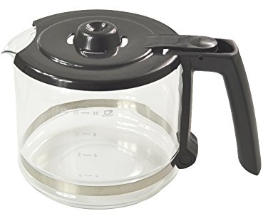 AEG Glaskanne für Kaffemaschine, Weiß, 1 [NO], Klassisch, Kanne, Kaffeekanne