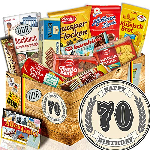 Geschenk Keks/DDR Box/Geschenk 70. Geburtstag / 70 Geburtstag Geschenke Mann