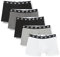 CR7 Herren Cotton Trunks Five Pack Boxershorts, Black/Grey/White, XL, 8106-49-2400