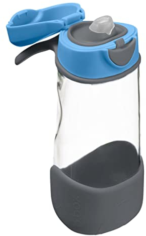 b.box Sport Spout Drink & Water Bottle | Easy Grip Bottle and Leakproof Lid | Cool Modern Child Friendly Design, Tilt and Sip | 450ml/15