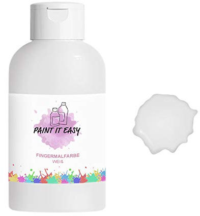 PAINT IT EASY NEU Fingerfarbe Happy Painting, 750 ml, Weiß