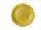 Cathy's toy Shop 20pcs Polka Dots Paper Tableware 7 Plates Birthday Party Wedding Events Cake Plate 7 (7 Yellow Polka Dot Plates)