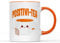 SmartyPants Positivi-Tea Mug - Novelty Cute Adorable Cartoon Drink Inspirational Positive Quote Wordplay Saying Phrase Gifts Present Tea Coffee Cup Mugs Homeware Birthday (Orange Handle Prime)