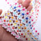 YIEUR 1 Meter Spitzenband Blumen Bunte, Spitzenbordüre Tischdeko Geschenkband, 15mm Vintage Zierband Stickerei Spitzenborte, Vintage Band für Handwerk Nähen Deko