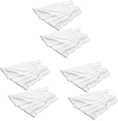SAFIGLE 3sets Fire Trick Gloves for Magicians Stage Prop Gloves Comfortable Material White for Shows 8pcs*3
