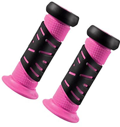 Amagogo Poignées de vélo pour Enfants Poignées de vélo antidérapantes pour Filles et garçons Vélos pour Enfants Vélos, Rose