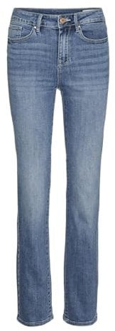 VERO MODA Vaqueros para Mujer 10306823, Medio De Mezclilla Azul, XS / 30L