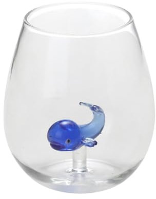 Zankie -Trinkglas mit Tier im Inneren – Tasse mit niedlichem Tier im Inneren aus Borosilikatglas, niedliche Tier-Kaffeetasse, Weihnachten, Geburtstag, 16,9 Unzen