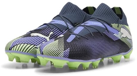 PUMA Unisex Future 7 PRO FG/AG Soccer Shoe, Gray Skies White-Fizzy Apple, 10 UK