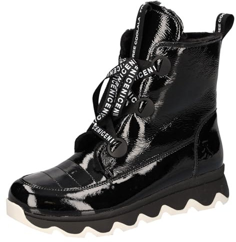 2Go Fashion Damen 8980-601 Mode-Stiefel, schwarz/weiß, 40 EU