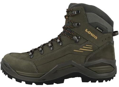Lowa Renegade EVO GTX MID Sportschuhe Herren Wanderschuhe Grün Freizeit, Schuhgröße:EUR 46.5 | UK 11.5