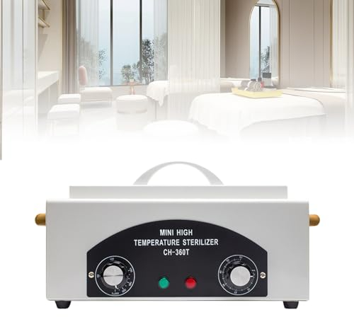 300W Heißluft Sterilisator Trockene Hitze Sterilisator Autoklav mit Timer für Kosmetik Fußpflege Tattoo Nagel Labore und Schönheitssalons