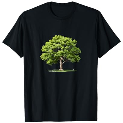 T-shirt con albero della vita verde Maglietta