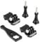HSU Clip Fibbia a Sgancio Rapido per GoPro, Supporto di Base per Hero 13/12/11/10/9/8/7/6/5/4/3 e altre Videocamere d'Azione