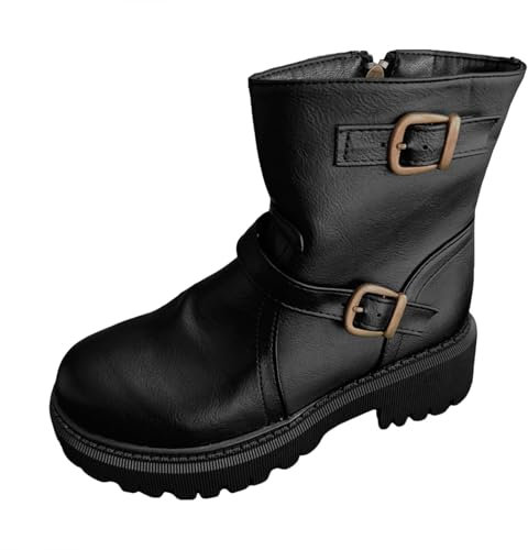 Stivali Donna con Tacco Alto in Gomma Stivali Donna Estivi Traforati pianta Larga Stivali Neve Donna Stivali Estivi Donna Morbidi Texani Marroni Stivali Gomma Donna Stivaletto Donna Invernale