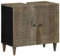 vidaXL Armario de Lavabo para baño Madera Maciza de Mango 62x33x58 cm, Armario de Lavabo de baño, Mueble de Lavabo de baño, Mueble de Lavabo