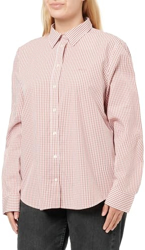 Gant Damen Reg Poplin Gingham Shirt Bluse (1er Pack)