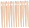 UTHCLO Boys and Girls Training Chopsticks 100 Pairs Wooden Chopstick Clips Bread Appetizer Tongs for Beginners Wooden Utensil Kit